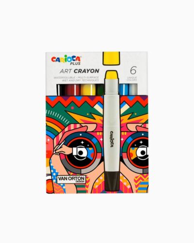 ΚΡΑΓΙΟΝ ΚΕΡΙΝΑ CARIOCA PLUS ART ΣΕΤ 12 χρωμάτων (hard box)