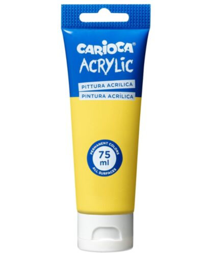 ΧΡΩΜΑΤΑ ΑΚΡΥΛΙΚΑ CARIOCA 75ml PRIMARY YELLOW