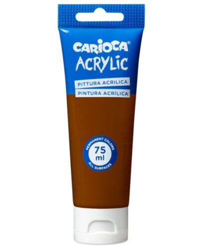 ΧΡΩΜΑΤΑ ΑΚΡΥΛΙΚΑ CARIOCA 75ml BROWN