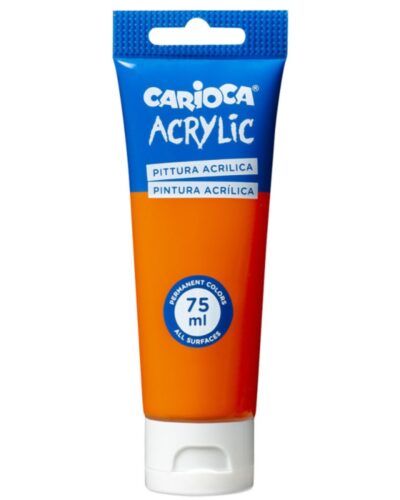 ΧΡΩΜΑΤΑ ΑΚΡΥΛΙΚΑ CARIOCA 75ml ORANGE