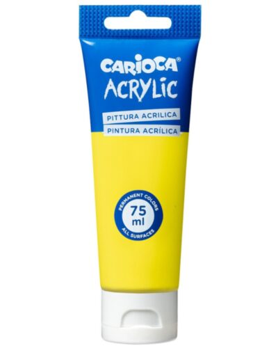 ΧΡΩΜΑΤΑ ΑΚΡΥΛΙΚΑ CARIOCA 75ml LEMON YELLOW