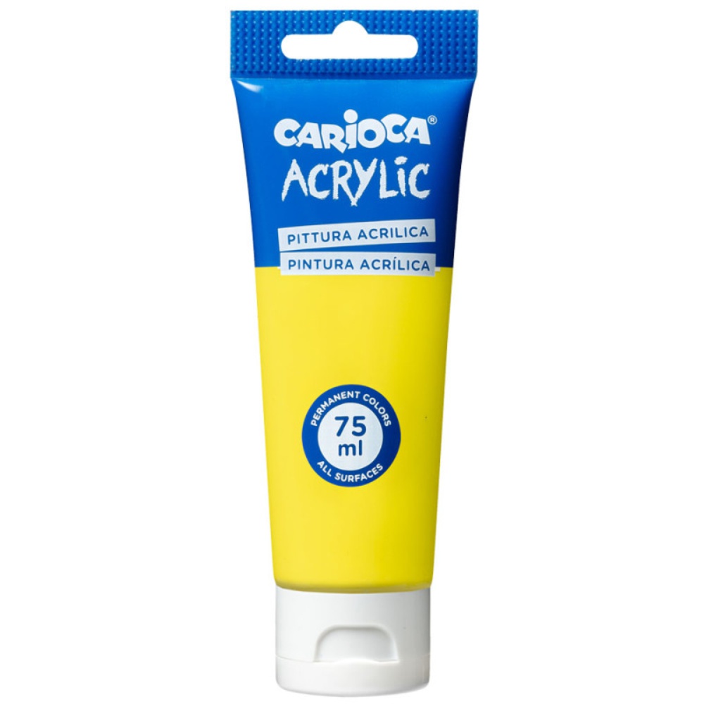 ΧΡΩΜΑΤΑ ΑΚΡΥΛΙΚΑ CARIOCA 75ml LEMON YELLOW