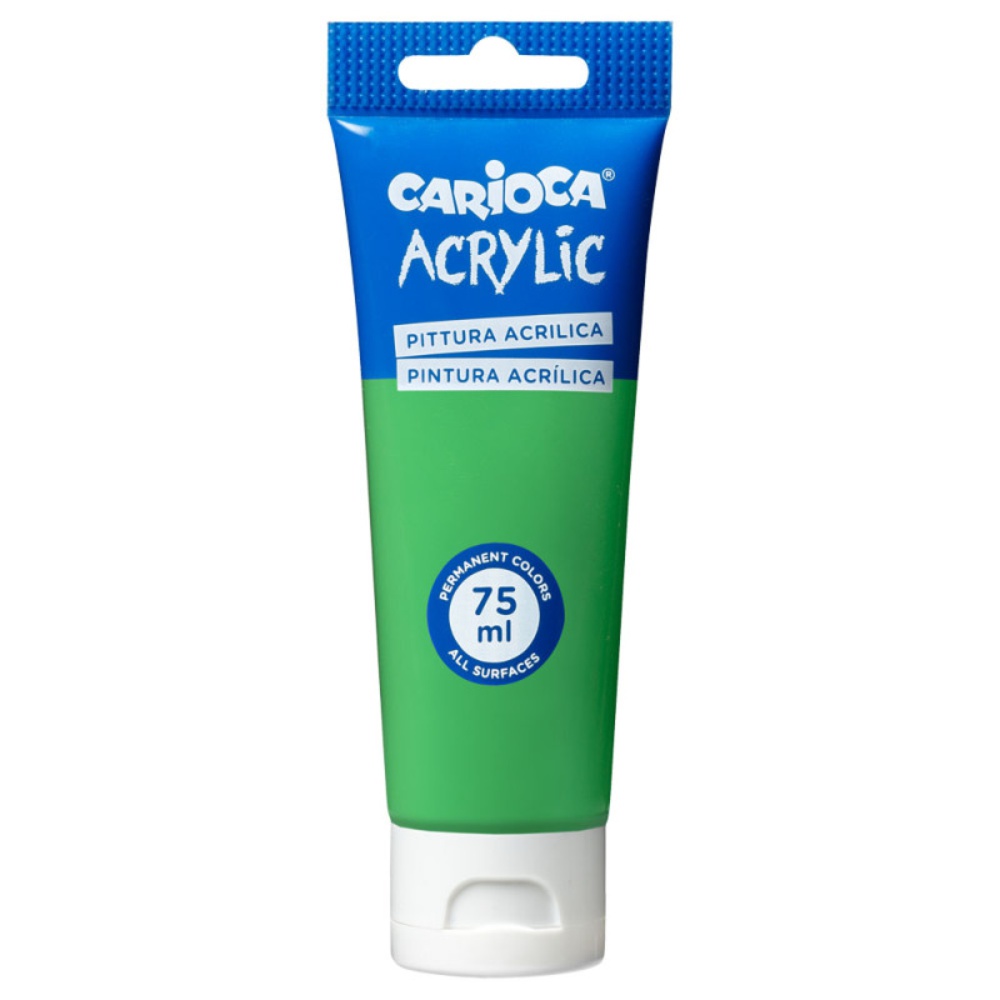ΧΡΩΜΑΤΑ ΑΚΡΥΛΙΚΑ CARIOCA 75ml BRIGHT GREEN