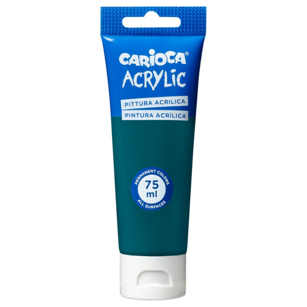 ΧΡΩΜΑΤΑ ΑΚΡΥΛΙΚΑ CARIOCA 75ml VERDE ESMERALDA