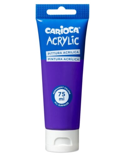 ΧΡΩΜΑΤΑ ΑΚΡΥΛΙΚΑ CARIOCA 75ml VIOLET