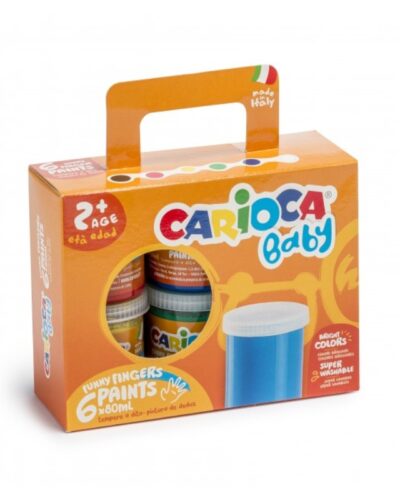ΔΑΚΤΥΛΟΜΠΟΓΙΕΣ CARIOCA BABY (2+) 6χρωμ x 80ml