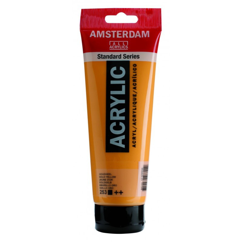 TALENS ΧΡΩΜΑΤΑ ΑΚΡΥΛΙΚΑ AMSTERDAM 120ml GOLD YELLOW N.253