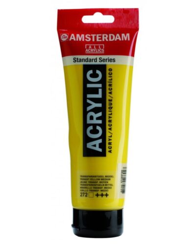 TALENS ΧΡΩΜΑΤΑ ΑΚΡΥΛΙΚΑ AMSTERDAM 120ml TRANP.YLW MED N.272