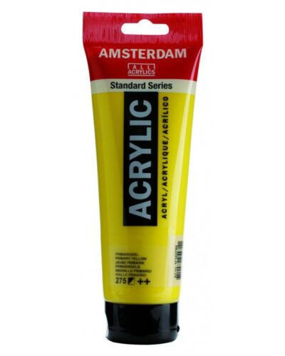 TALENS ΧΡΩΜΑΤΑ ΑΚΡΥΛΙΚΑ AMSTERDAM 120ml PRIMARY YELLOW N.275
