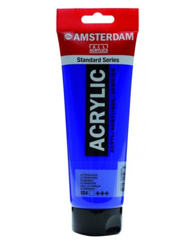 TALENS ΧΡΩΜΑΤΑ ΑΚΡΥΛΙΚΑ AMSTERDAM 120ml ULTRAMARINE N.504