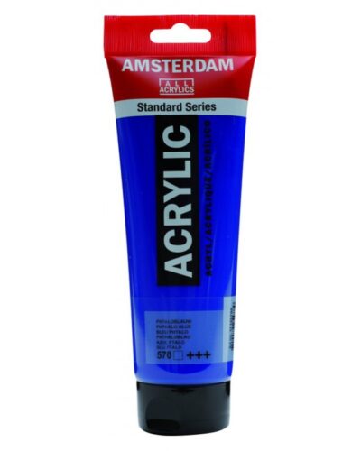 TALENS ΧΡΩΜΑΤΑ ΑΚΡΥΛΙΚΑ AMSTERDAM 120ml PHTHALO BLUE N.570