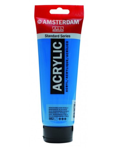 TALENS ΧΡΩΜΑΤΑ ΑΚΡΥΛΙΚΑ AMSTERDAM 120ml MANGANESE BLUE N.582