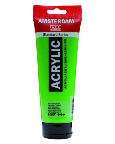 TALENS ΧΡΩΜΑΤΑ ΑΚΡΥΛΙΚΑ AMSTERDAM 120ml BRILLIANT GRN N.605