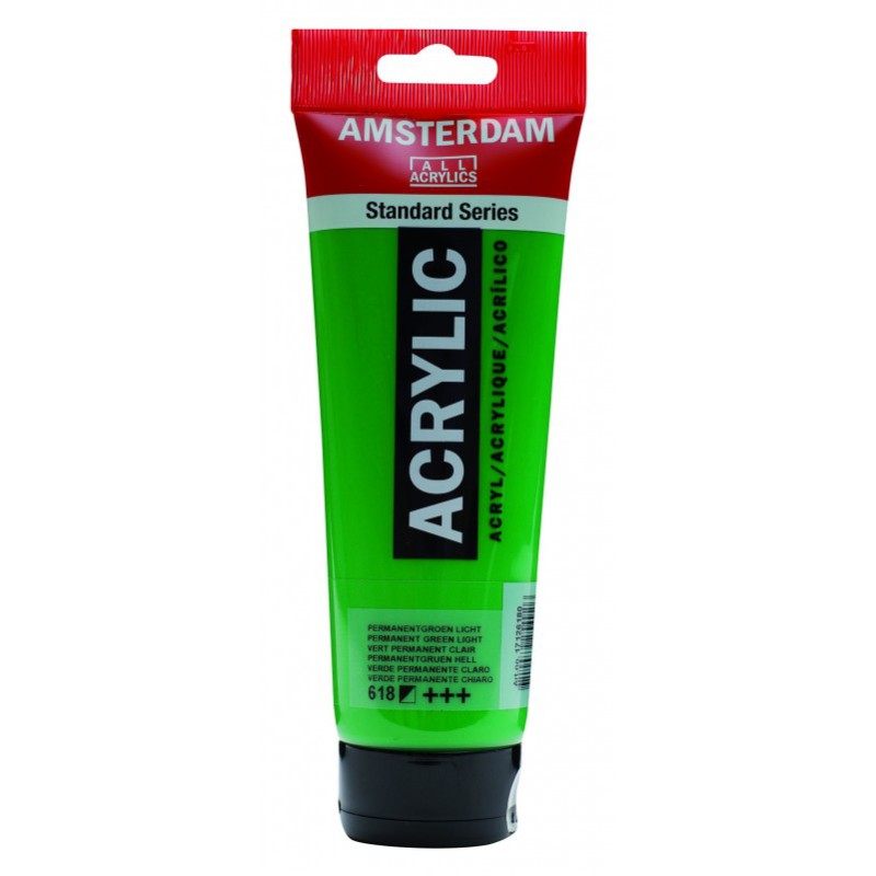TALENS ΧΡΩΜΑΤΑ ΑΚΡΥΛΙΚΑ AMSTERDAM 120ml PERM. GREEN LT N.618
