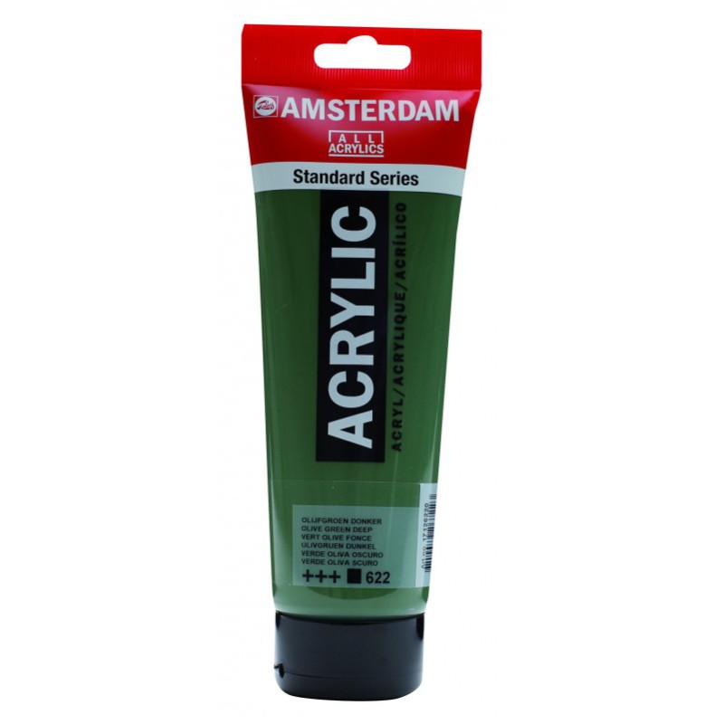 TALENS ΧΡΩΜΑΤΑ ΑΚΡΥΛΙΚΑ AMSTERDAM 120ml OLIVE GREEN DP N.622