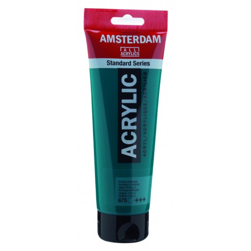 TALENS ΧΡΩΜΑΤΑ ΑΚΡΥΛΙΚΑ AMSTERDAM 120ml PHTH. GREEN N.675