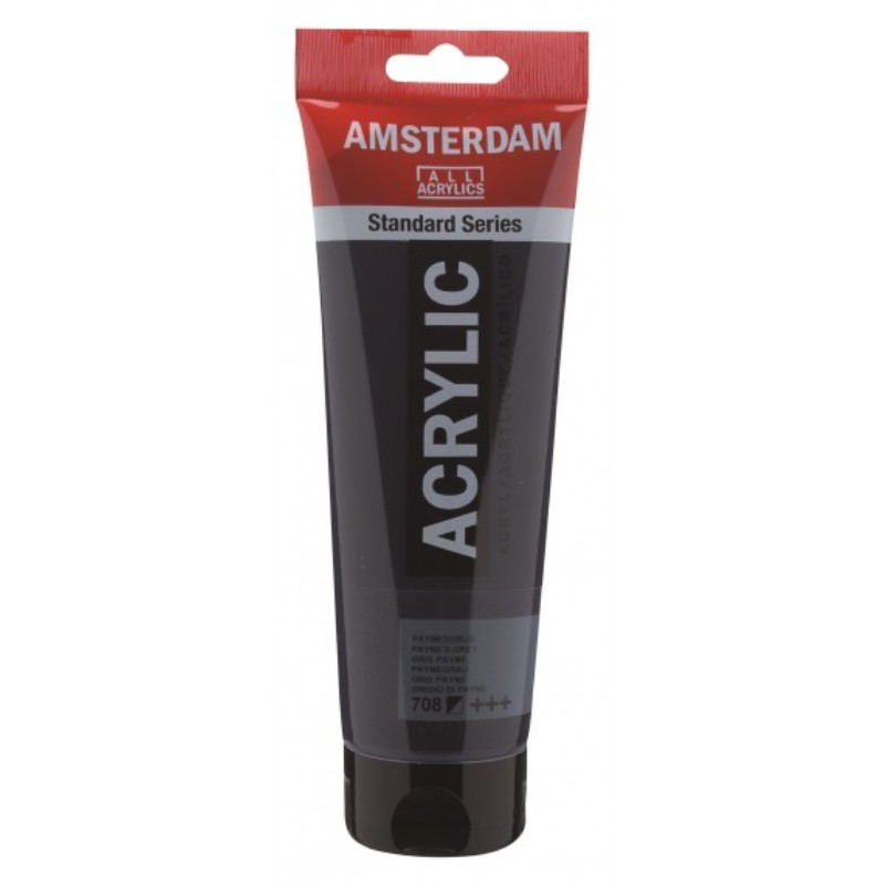 TALENS ΧΡΩΜΑΤΑ ΑΚΡΥΛΙΚΑ AMSTERDAM 120ml PAYNES GREY N.708