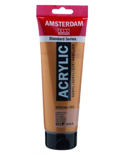 TALENS ΧΡΩΜΑΤΑ ΑΚΡΥΛΙΚΑ AMSTERDAM 120ml METALIC DEEP GOLD N.803