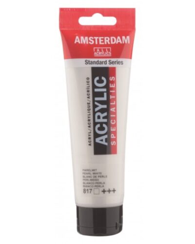 TALENS ΧΡΩΜΑΤΑ ΑΚΡΥΛΙΚΑ AMSTERDAM 120ml PEARL WHITE N.817