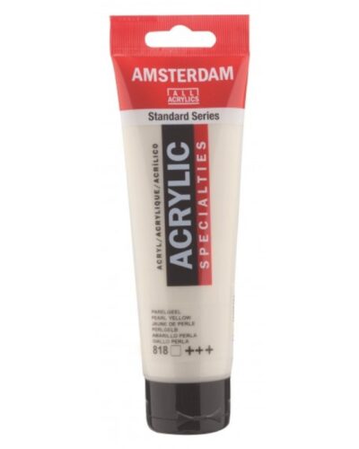 TALENS ΧΡΩΜΑΤΑ ΑΚΡΥΛΙΚΑ AMSTERDAM 120ml PEARL YELLOW N.818