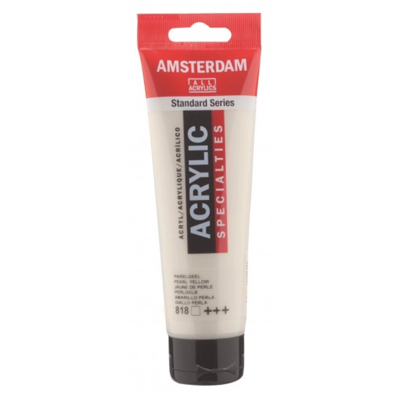 TALENS ΧΡΩΜΑΤΑ ΑΚΡΥΛΙΚΑ AMSTERDAM 120ml PEARL YELLOW N.818