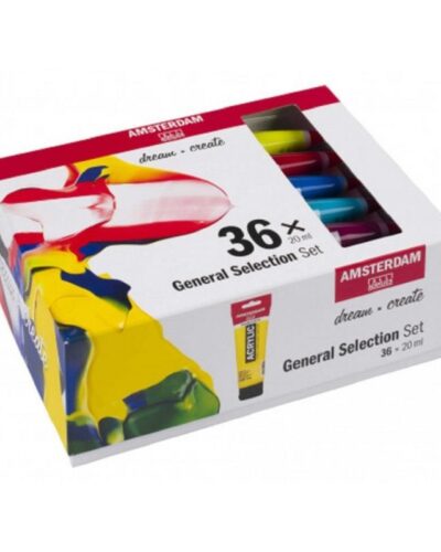 TALENS ΧΡΩΜΑΤΑ ΑΚΡΥΛΙΚΑ AMSTERDAM ΣΕΤ 36ΧΡ.20ml