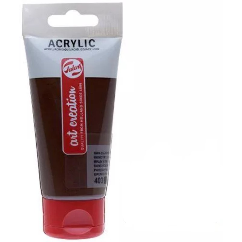 TALENS ΧΡΩΜΑΤΑ ΑΚΡΥΛΙΚΑ ART CREATION 75ml VANDYKE BROWN