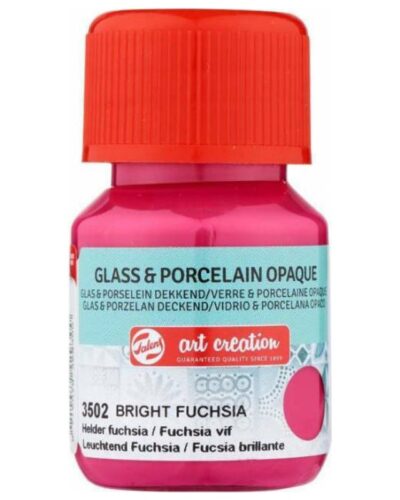 TALENS ART CREATION ΧΡΩΜΑΤΑ OPQ GLASS/PORCELAIN  30ml BRIGHT FUCHSIA