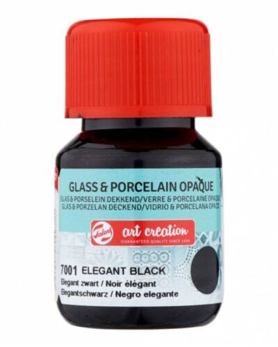 TALENS ART CREATION ΧΡΩΜΑΤΑ OPQ GLASS/PORCELAIN  30ml ELEGANT BLACK