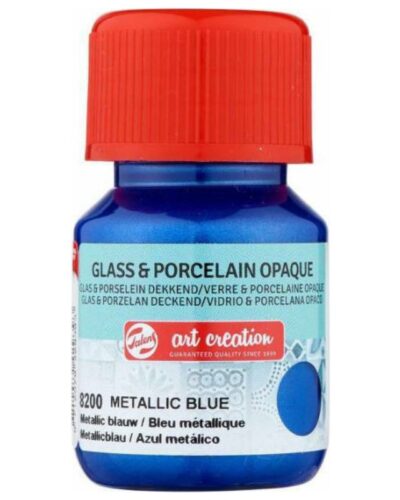 TALENS ART CREATION ΧΡΩΜΑΤΑ OPQ GLASS/PORCELAIN  30ml METAL BLUE