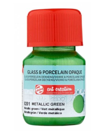 TALENS ART CREATION ΧΡΩΜΑΤΑ OPQ GLASS/PORCELAIN  30ml METAL GREEN