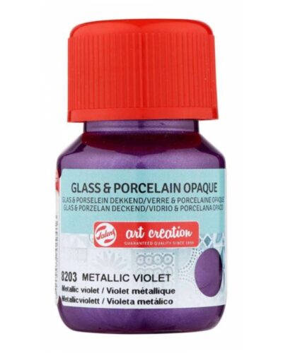 TALENS ART CREATION ΧΡΩΜΑΤΑ OPQ GLASS/PORCELAIN  30ml METAL VIOLET