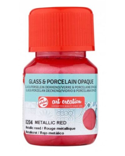 TALENS ART CREATION ΧΡΩΜΑΤΑ OPQ GLASS/PORCELAIN  30ml METAL RED
