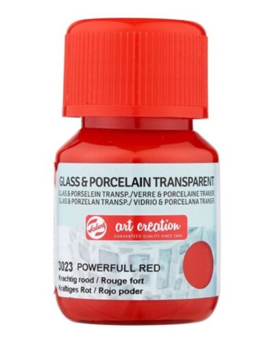 TALENS ART CREATION ΧΡΩΜΑΤΑ TR. GLASS/PORCELAIN  30ml POWERFUL RED
