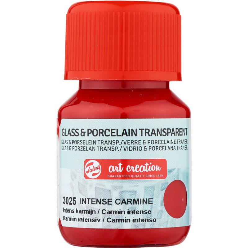 TALENS ART CREATION ΧΡΩΜΑΤΑ TR. GLASS/PORCELAIN  30ml INT.CARMINE