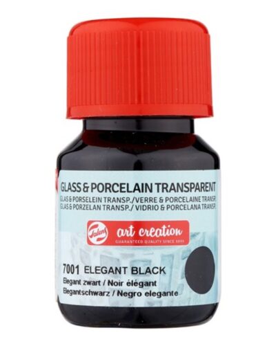 TALENS ART CREATION ΧΡΩΜΑΤΑ TR. GLASS/PORCELAIN  30ml ELEGANT BLACK