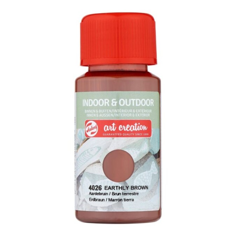 TALENS ART CREATION ΧΡΩΜΑΤΑ INDOOR/OUTDOOR  50ml EARTHLY BROWN