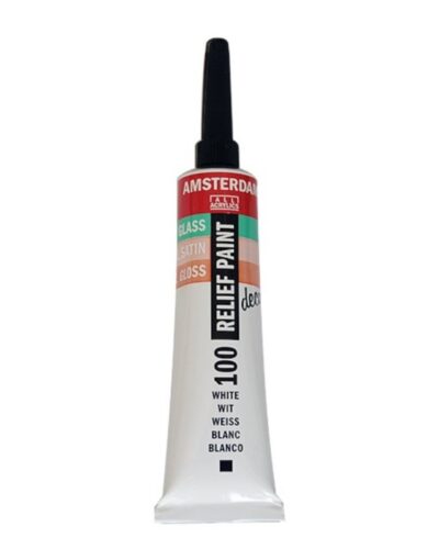 TALENS AMSTERDAM RELIEF PAINT 20ml (περίγραμμα) WHITE No 100