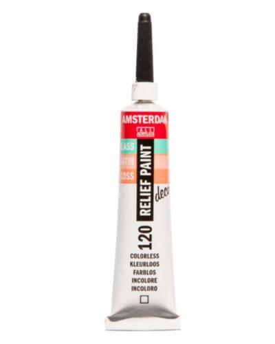 TALENS AMSTERDAM RELIEF PAINT 20ml (περίγραμμα) COLOURLESS No 120