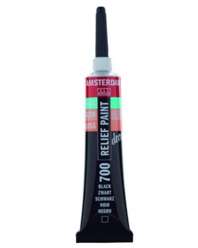 TALENS AMSTERDAM RELIEF PAINT 20ml (περίγραμμα) BLACK No 700
