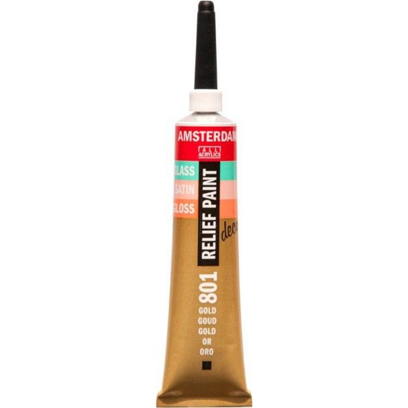 TALENS AMSTERDAM RELIEF PAINT 20ml (περίγραμμα) GOLD No 801