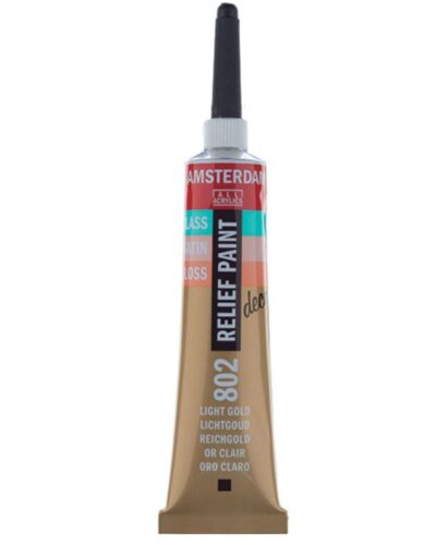 TALENS AMSTERDAM RELIEF PAINT 20ml (περίγραμμα) LIGHT GOLD No 802