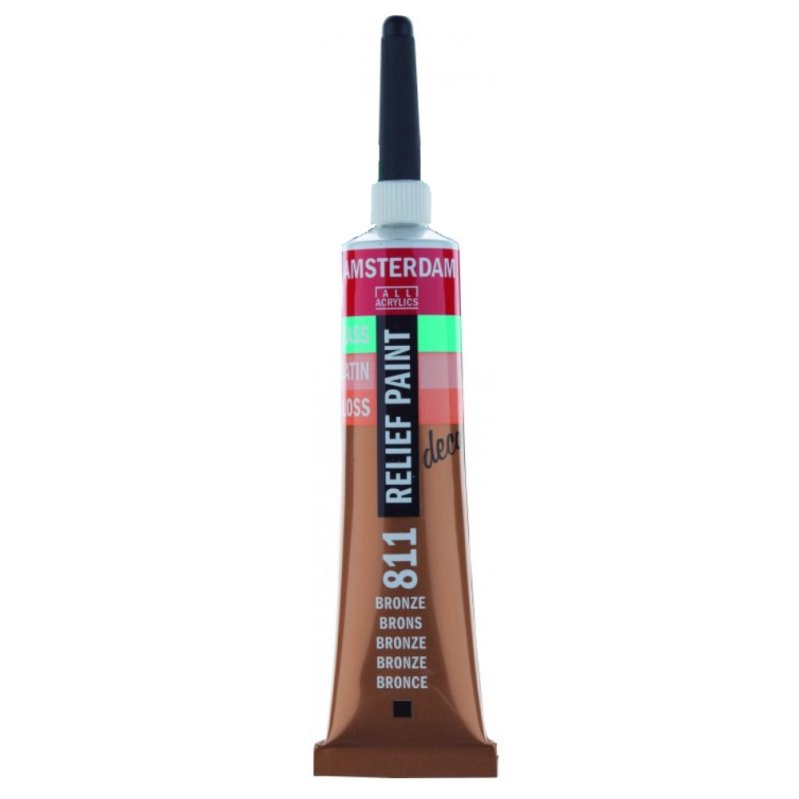 TALENS AMSTERDAM RELIEF PAINT 20ml (περίγραμμα) BRONZE No 811