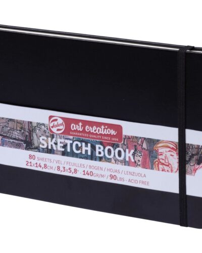TALENS SKETCHBOOK ART CREATION 21x15 140gr ΜΑΥΡΟ