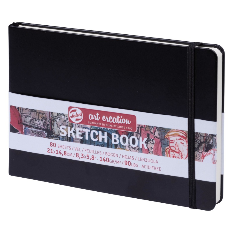TALENS SKETCHBOOK ART CREATION 21×15 140gr ΜΑΥΡΟ