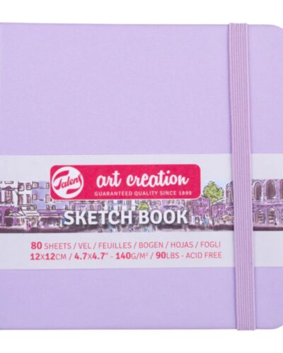 TALENS SKETCHBOOK ART CREATION 12x12 140gr ΠΑΣΤΕΛ ΜΩΒ