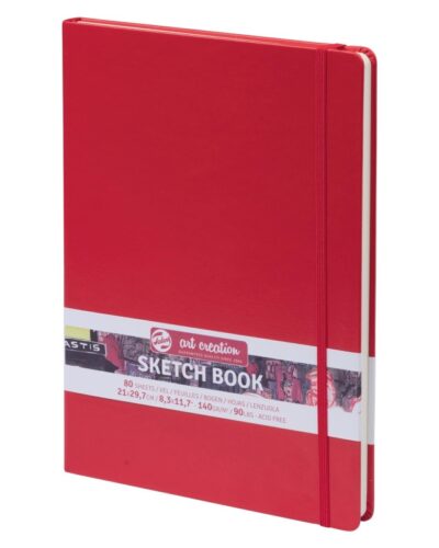 TALENS SKETCHBOOK ART CREATION 21x30 140gr ΚΟΚΚΙΝΟ