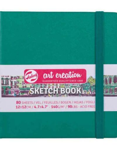 TALENS SKETCHBOOK ART CREATION 12x12 140gr ΠΡΑΣΙΝΟ