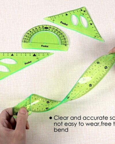 ΤΡΙΓΩΝΑ ΣΕΤ FOSKA ΕΥΚΑΜΠΤΑ 4τεμ. 30cm BP-77 ΠΡΑΣΙΝΟ