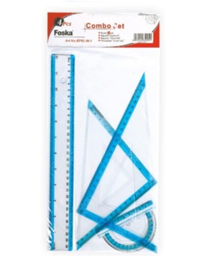 ΤΡΙΓΩΝΑ ΣΕΤ FOSKA 30cm BP-9230-1 ΔΙΧΡΩΜA